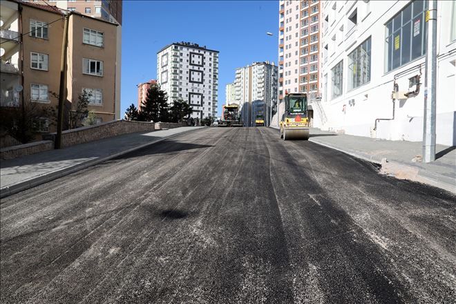  Talas Belediyesi asfalt çalışmalarına hız verdi