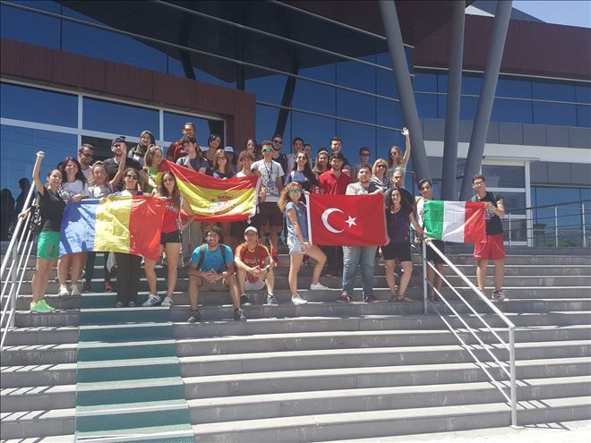 Avrupalı Gençler Kayseri´de Olimpiyat Projesine katıldı