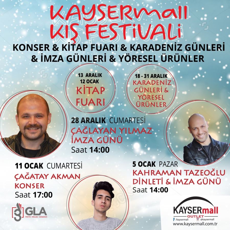  KAYSERmall Outlet, “Kış Festivali“ ile adını duyurmaya devam ediyor