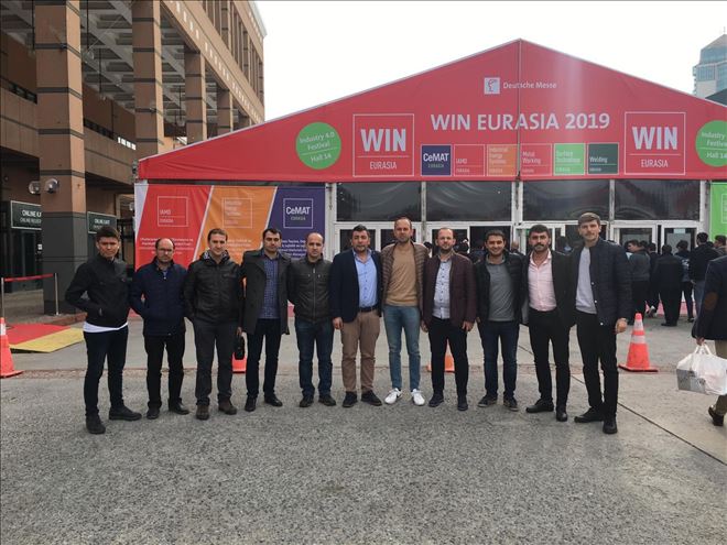 Kayseri Şeker Elektrik Otomasyon Ekibi Wın Eurasia 2019 Fuarında