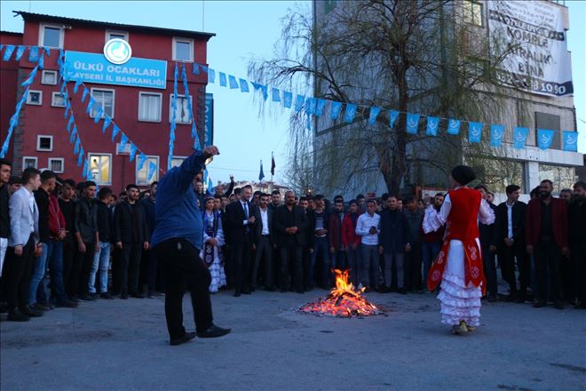 Ülkü Ocakları Nevruz bayramını coşkuyla kutladı 