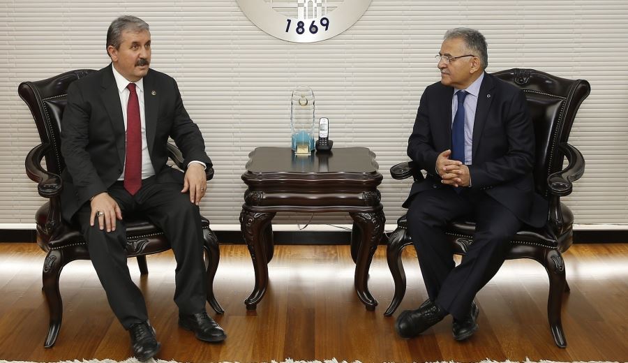  BBP Genel Başkanı Mustafa Destici, Başkan Memduh Büyükkılıç’ı ziyaret etti